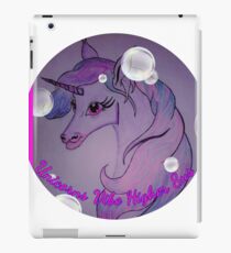Einhorn Vibes höher Sus iPad-Hülle & Klebefolie