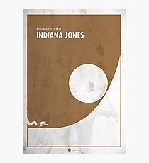 Indiana Jones Minimal movie Poster Photographic Print