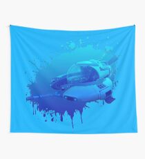 Tela decorativa Salpicadura De Seamoth Subnautica