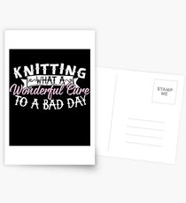 Knitting What A Wonderful Cure Postcards