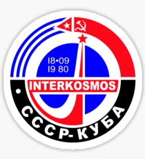 Interkosmos (Интеркосмос) 1980 Logo Sticker