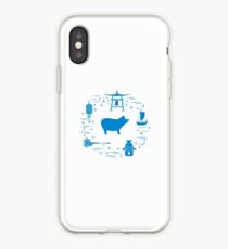 Happy New Year 2019 card. New Year symbol in Japan iPhone Case