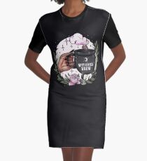 Witches Brew Graphic T-Shirt Dress