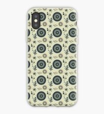 Discs of lace and fields of gold iPhone Case