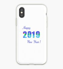 Festive inscription and decorated 2019. iPhone Case