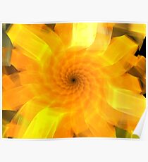 Sunshine Marigold Poster