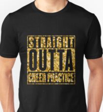 Straight Outta Cheer Practice T-Shirt Slim Fit T-Shirt