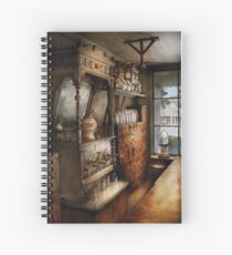 Americana - Turn of the century soda fountain Spiral Notebook