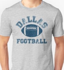 Dallas Distressed Pro Football Team Sweatshirt Slim Fit T-Shirt