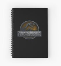 TRIASSIC WORLD. triassic period logo Spiral Notebook