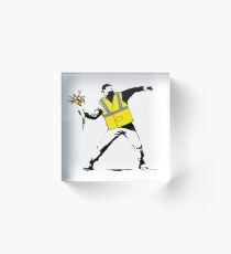 Bloque acrílico Chaquetas jaunes