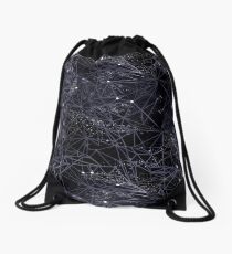 geometry of space Drawstring Bag