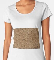 Drought mud cracks Women's Premium T-Shirt