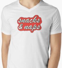 Snacks & Naps Men's V-Neck T-Shirt