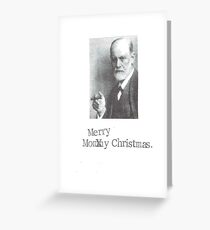 Mommy Christmas Freud Card Greeting Card