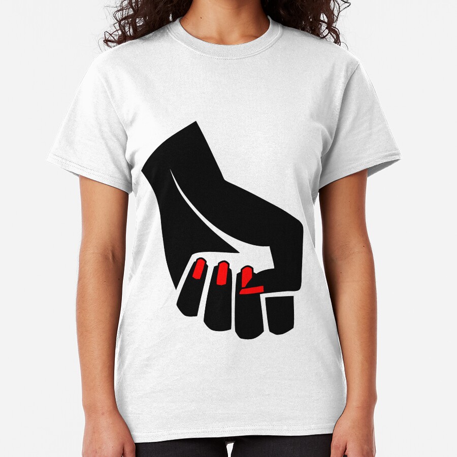 The woman's raised fist 4 Classic T-Shirt