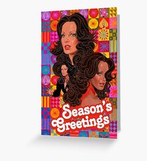 season's greetings Kelly Greeting Card