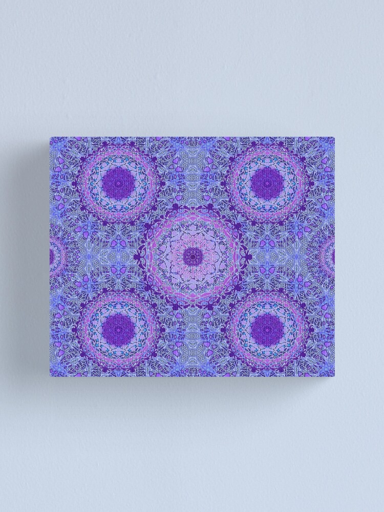 Alternate view of Wisteria Mandalas Canvas Print