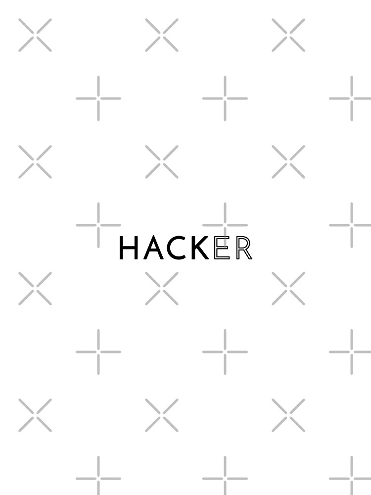 Hacker (Inverted) by developer-gifts