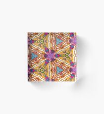 violet pedals Acrylic Block