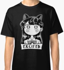 Camiseta clásica La señorita komi emocionada
