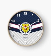 Scotland Football | Scottish Football Association | Logo Design - Pillow | Phone Case | Tablet | T Shirt | Duvet | Mug | Clock | Poster | Home Decor and more Clock