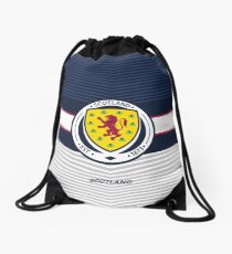 Scotland Football | Scottish Football Association | Logo Design - Pillow | Phone Case | Tablet | T Shirt | Duvet | Mug | Clock | Poster | Home Decor and more Drawstring Bag