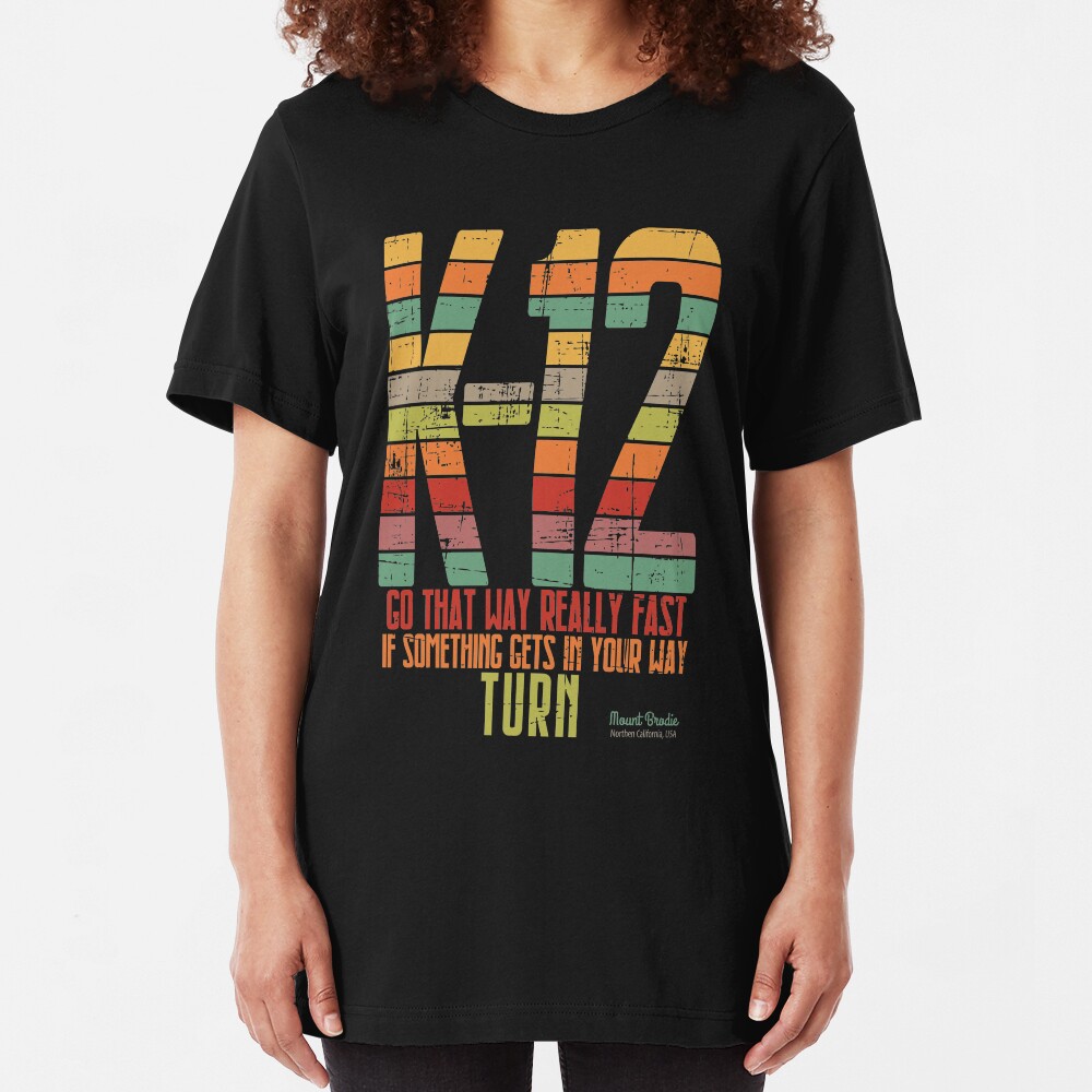 Go That Way... Slim Fit T-Shirt