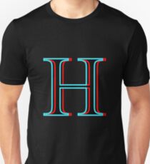 Eta / Letter H (3D) Unisex T-Shirt
