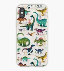 Helle Dinosaurier iPhone-Hülle & Cover