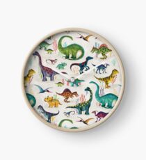 Bright Dinosaurs Clock