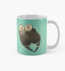 Significant Otters - Otters Holding Hands Classic Mug