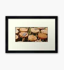 Wood Man Framed Print