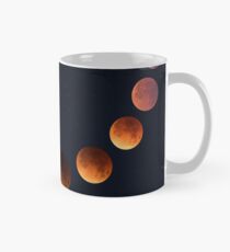 The Stages of The Moon in Space Mug