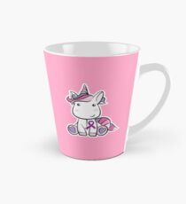 Purple Ribbon Unicorn - Pancreatic Cancer Awareness - Cancer Support Kids Tall Mug
