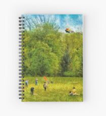 Americana - Let's go fly a kite Spiral Notebook
