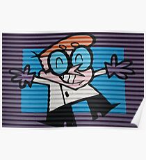 Dexters Laboratory Graffiti Poster