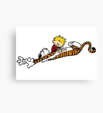 Calvin and Hobbes Canvas Print