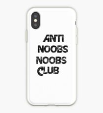 Vinilo o funda para iPhone Anti noobs noobs club