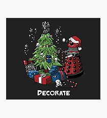 Decorate - Dalek Photographic Print
