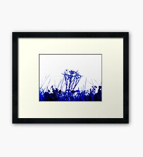 True Blue Framed Print