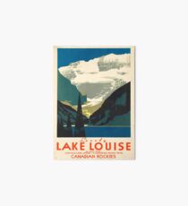 Vintage Travel Poster: Lake Louise Art Board