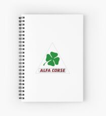 ALFA ROMEO CLOVERLEAF / ALFA CORSE Spiral Notebook