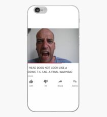 MY HEAD IS NOT A SODDING TIC TAC iPhone Case