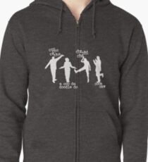 Sudadera con capucha y cremallera Arrested Development Bluth Family Chicken Dance