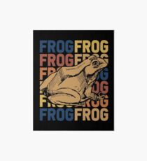 Frog amphibians Art Board