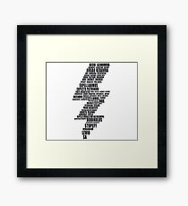 HP Framed Print