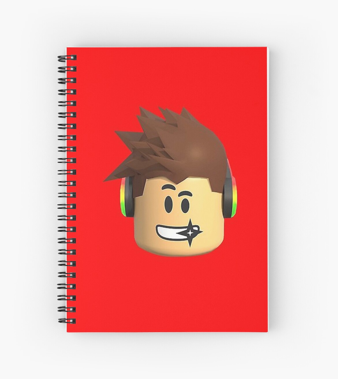 Roblox Face Kids Spiral Notebook By Kimamara Redbubble - roblox spiral notebooks redbubble