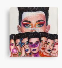 James Charles: Unleash Your Inner Artist Series Canvas Print
