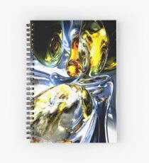 Lost in Space Abstract Spiral Notebook